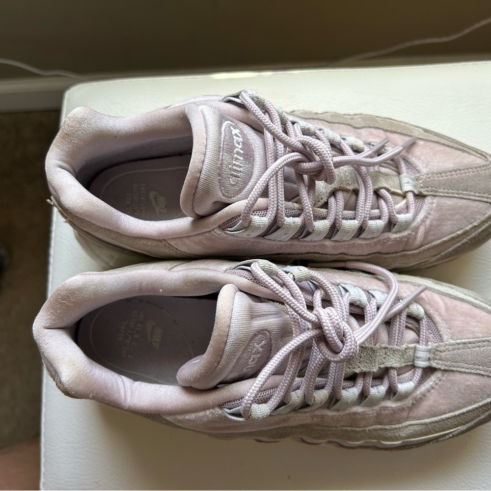 Nike Pink Retro-Inspired Sneakers with Suede Upper